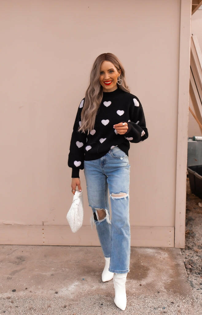 Heartfelt Bliss Sweater | S-XL-Sweaters-Krush Kandy, Women's Online Fashion Boutique Located in Phoenix, Arizona (Scottsdale Area)