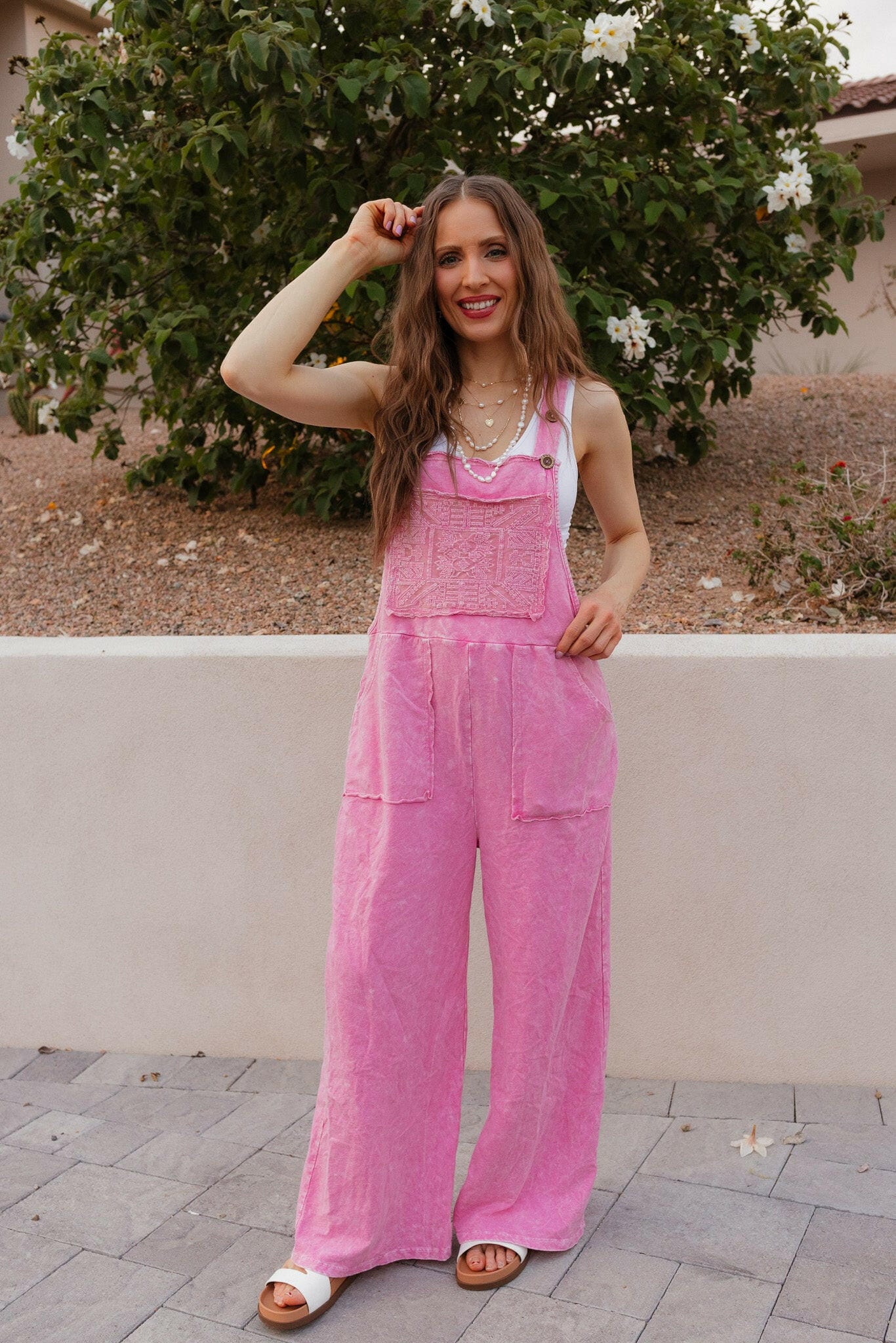 Mineral Wash Patched Pocket Jumpsuit Overall-Jumpsuits & Rompers-Krush Kandy, Women's Online Fashion Boutique Located in Phoenix, Arizona (Scottsdale Area)