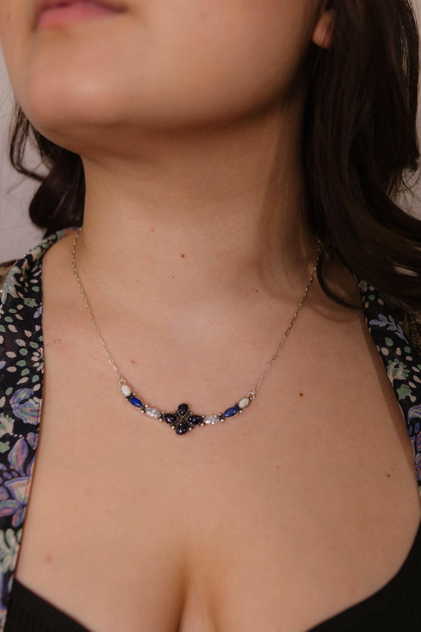 Midnight Dreams Cluster Necklaces-Necklaces-Krush Kandy, Women's Online Fashion Boutique Located in Phoenix, Arizona (Scottsdale Area)