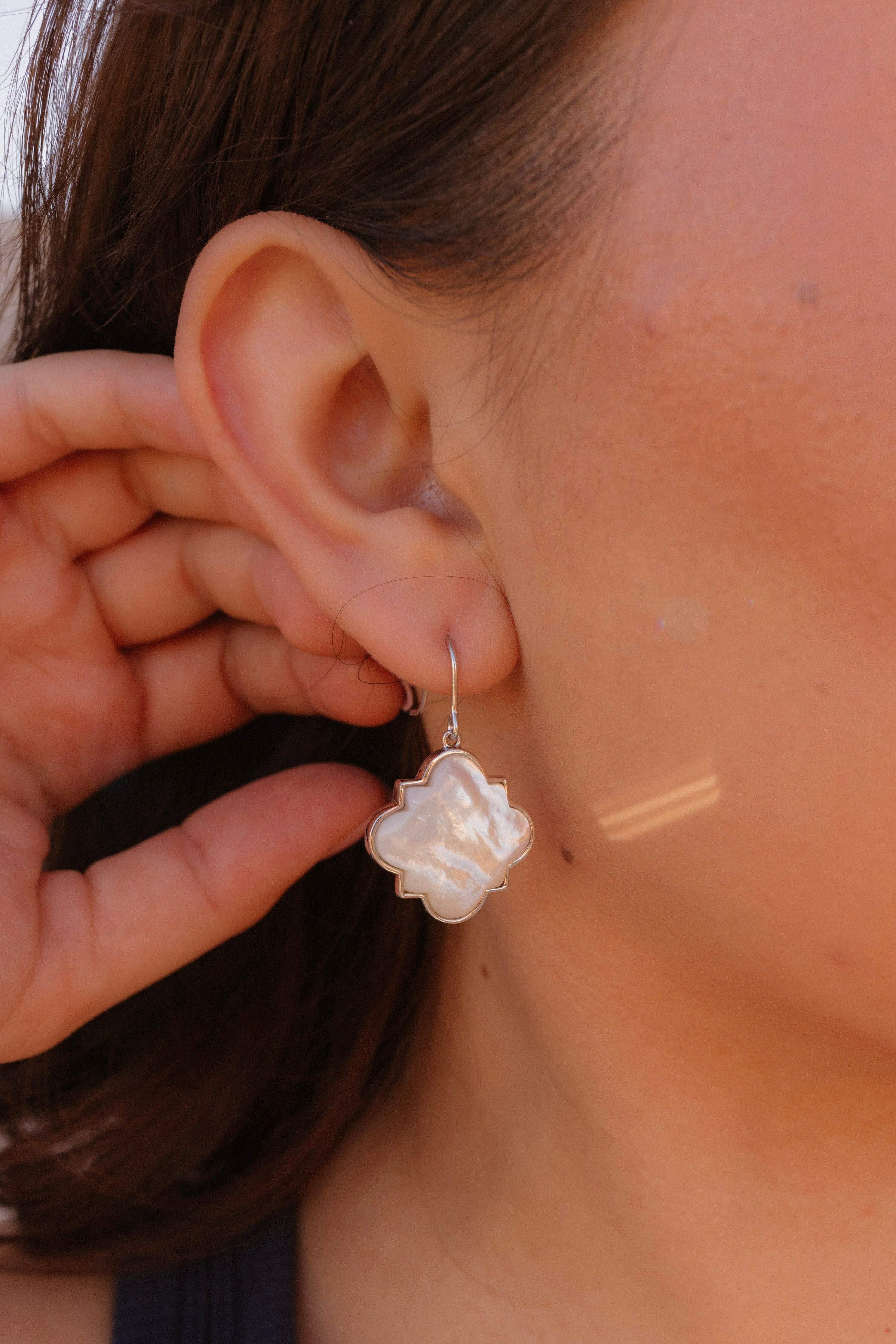 Kinsley Stone Drop Earrings-Drop Earrings-Krush Kandy, Women's Online Fashion Boutique Located in Phoenix, Arizona (Scottsdale Area)