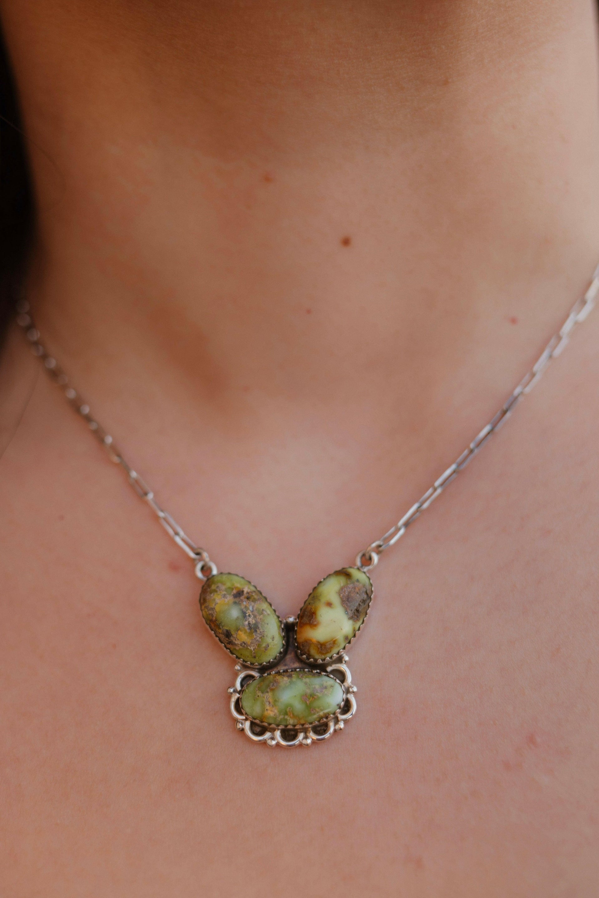 Clove Stone Slab Necklace-Chain Necklaces-Krush Kandy, Women's Online Fashion Boutique Located in Phoenix, Arizona (Scottsdale Area)