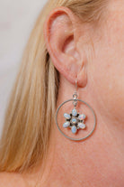 Floating Daisies Rope Stone Earrings-Stud Earrings-Krush Kandy, Women's Online Fashion Boutique Located in Phoenix, Arizona (Scottsdale Area)