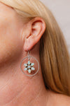 Floating Daisies Rope Stone Earrings-Stud Earrings-Krush Kandy, Women's Online Fashion Boutique Located in Phoenix, Arizona (Scottsdale Area)