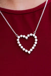 Heartfelt Desire Stone Heart Necklace-Necklaces-Krush Kandy, Women's Online Fashion Boutique Located in Phoenix, Arizona (Scottsdale Area)