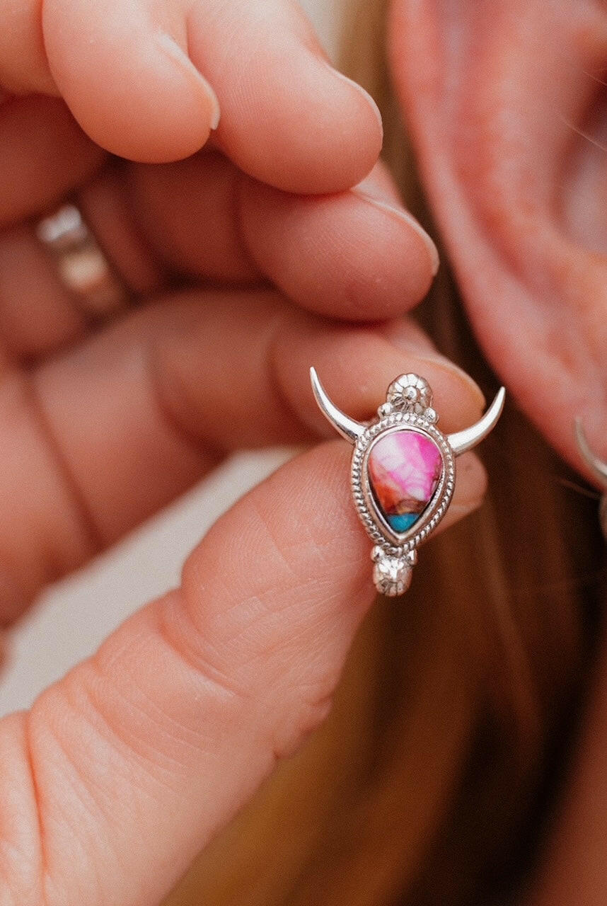 Canyon Wrangler Stud Earrings-Stud Earrings-Krush Kandy, Women's Online Fashion Boutique Located in Phoenix, Arizona (Scottsdale Area)