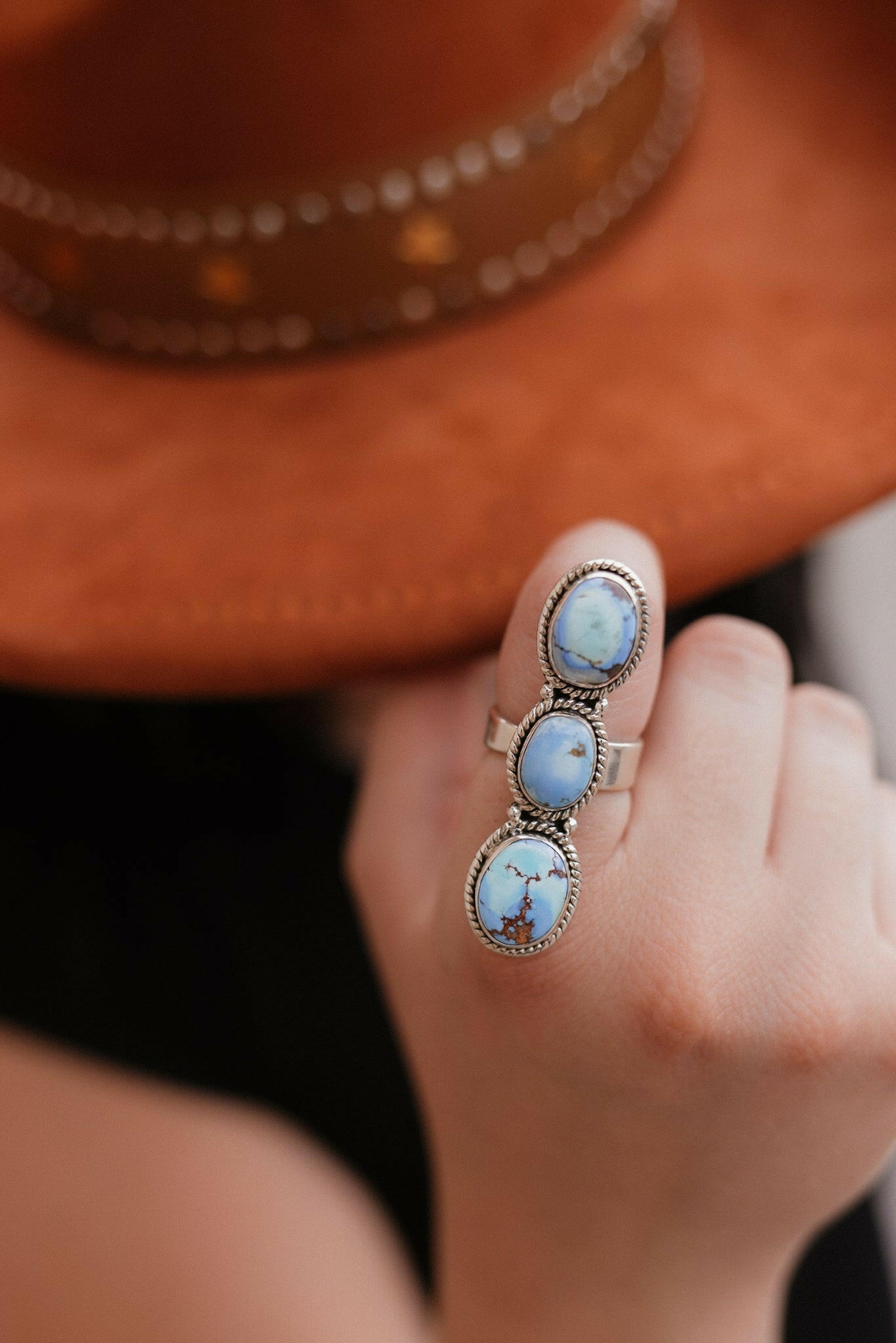 Golden Hills Three Stone Crawler-Crawler Rings-Krush Kandy, Women's Online Fashion Boutique Located in Phoenix, Arizona (Scottsdale Area)