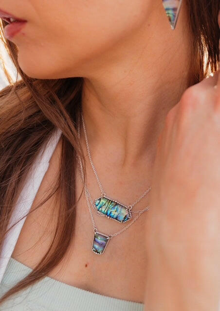 Kendra's Kandy Stone Slab Necklace-Necklaces-Krush Kandy, Women's Online Fashion Boutique Located in Phoenix, Arizona (Scottsdale Area)