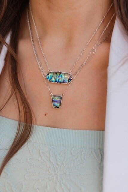 Geometric Slab Necklace-Necklaces-Krush Kandy, Women's Online Fashion Boutique Located in Phoenix, Arizona (Scottsdale Area)