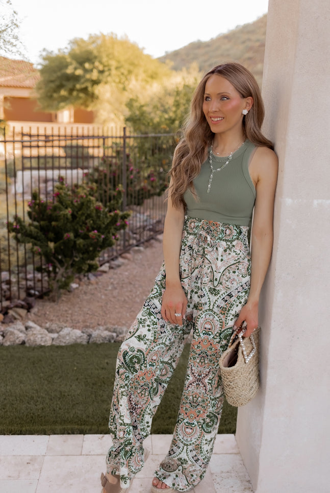 Printed Wide Leg Pants-Krush Kandy, Women's Online Fashion Boutique Located in Phoenix, Arizona (Scottsdale Area)