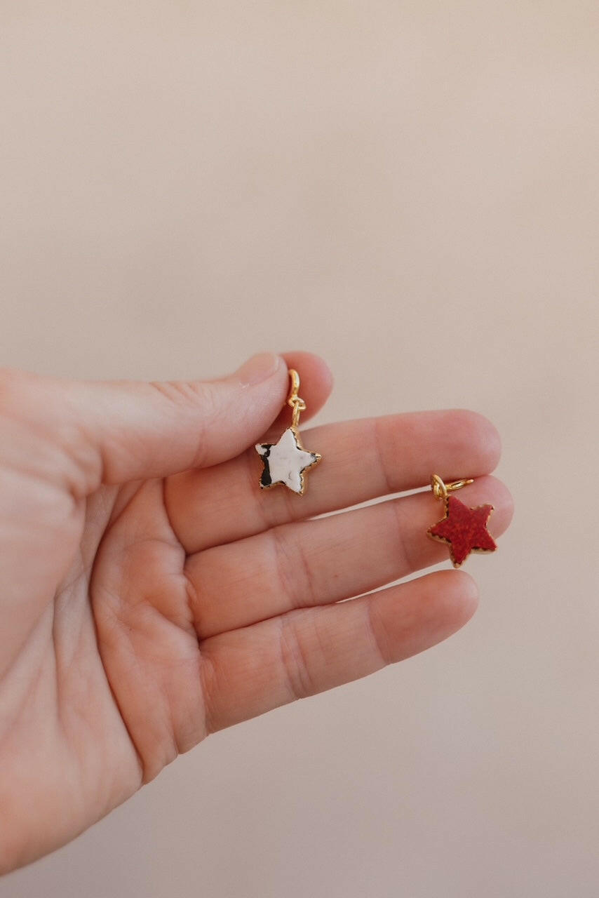 Gold Star Charm-Necklaces-Krush Kandy, Women's Online Fashion Boutique Located in Phoenix, Arizona (Scottsdale Area)