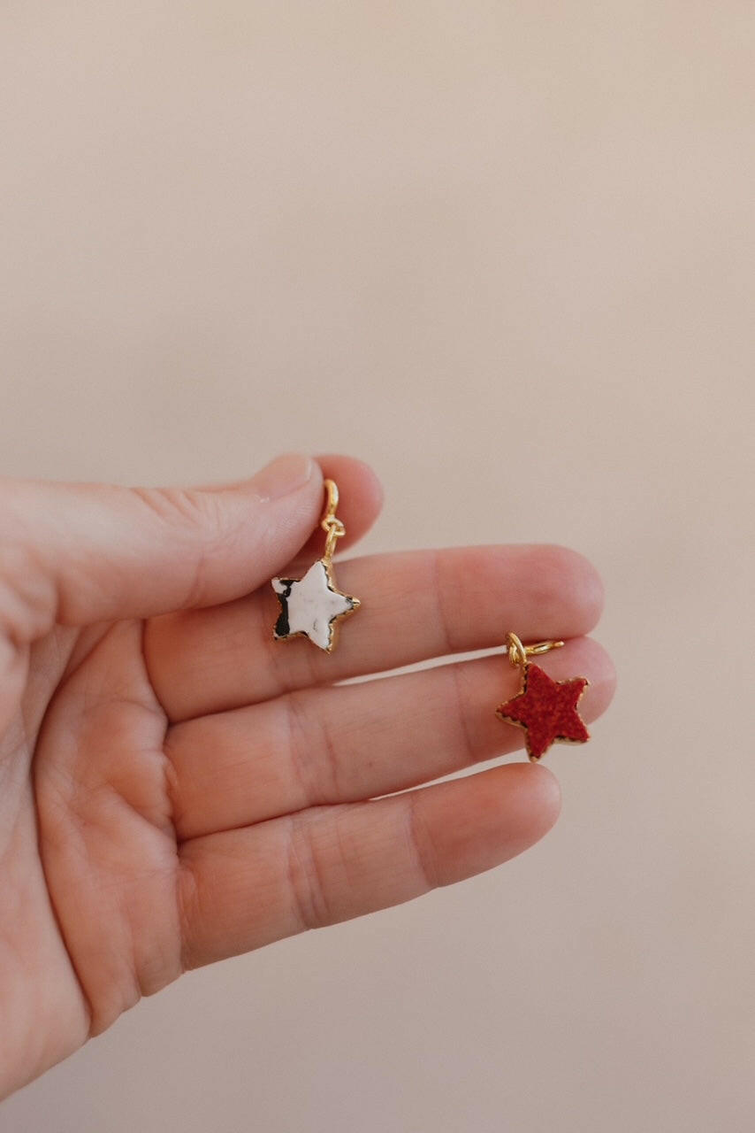 Gold Star Charm-Necklaces-Krush Kandy, Women's Online Fashion Boutique Located in Phoenix, Arizona (Scottsdale Area)