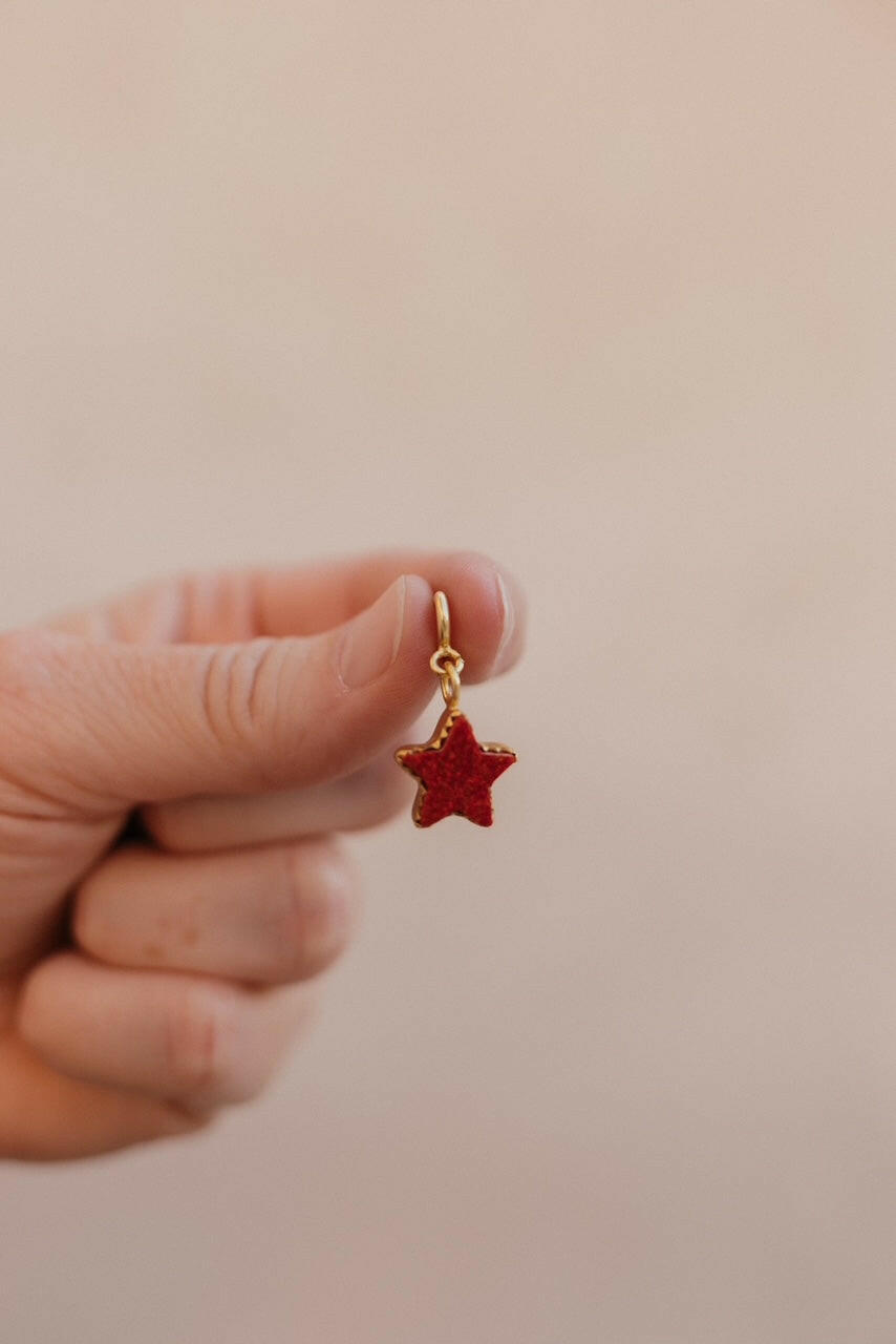 Gold Star Charm-Necklaces-Krush Kandy, Women's Online Fashion Boutique Located in Phoenix, Arizona (Scottsdale Area)