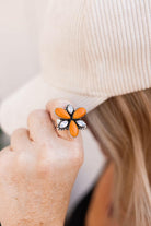 Tangerine Rosarita Bloom Rings-Rings-Krush Kandy, Women's Online Fashion Boutique Located in Phoenix, Arizona (Scottsdale Area)