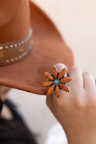 Orange Mojave Blossom Ring-Rings-Krush Kandy, Women's Online Fashion Boutique Located in Phoenix, Arizona (Scottsdale Area)