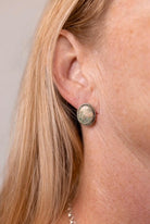 Jasper Slab Stud Earrings-Earrings-Krush Kandy, Women's Online Fashion Boutique Located in Phoenix, Arizona (Scottsdale Area)