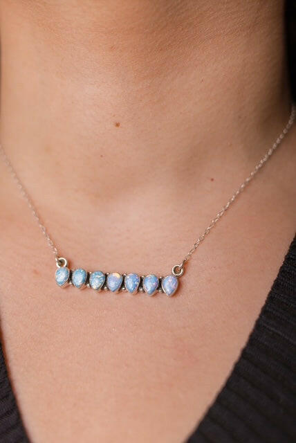 Set the Bar High Sterling Silver Necklace MADE TO ORDER-Bar Necklaces-Krush Kandy, Women's Online Fashion Boutique Located in Phoenix, Arizona (Scottsdale Area)