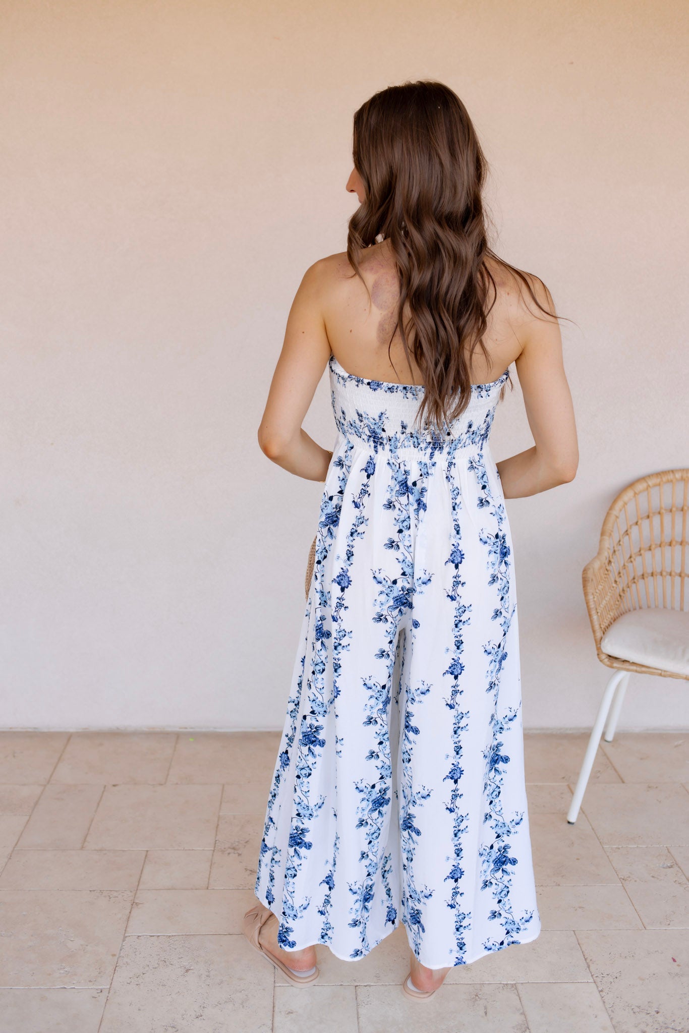 Coastal Breeze Floral Strapless Dress | White Flowy Style | Krush Kandy S Coastal Breeze Floral Strapless Dress | White Flowy Style | Krush Kandy S