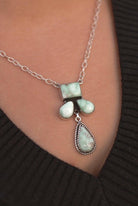 Paloma's Stone Drop Necklace-Necklaces-Krush Kandy, Women's Online Fashion Boutique Located in Phoenix, Arizona (Scottsdale Area)