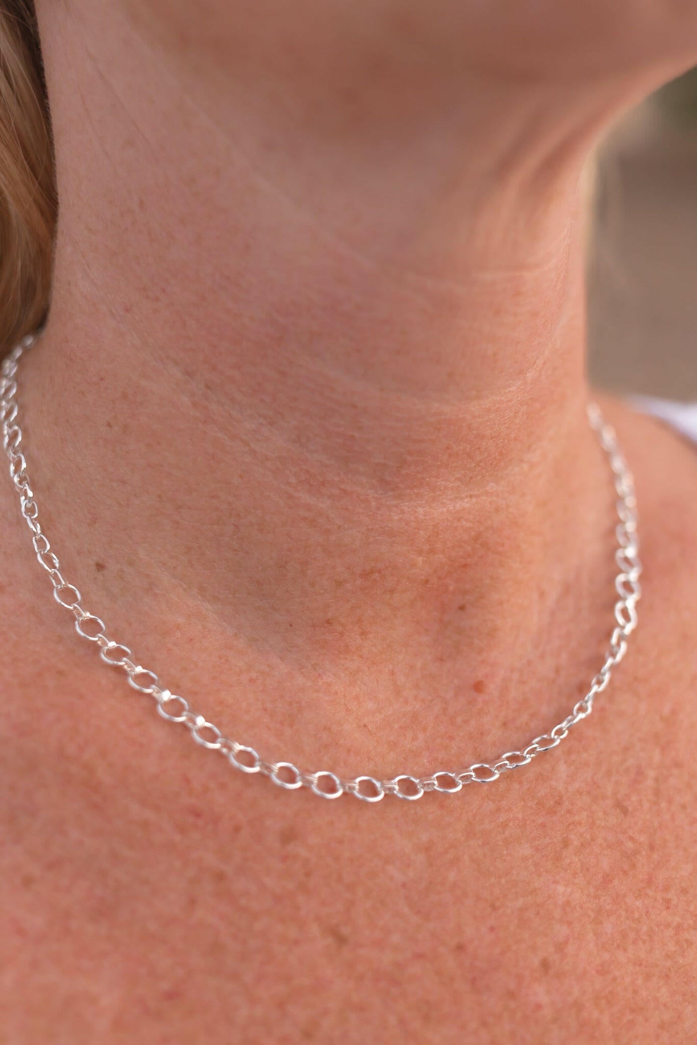 Simply Sweet Sterling Silver Chain Necklace-Necklaces-Krush Kandy, Women's Online Fashion Boutique Located in Phoenix, Arizona (Scottsdale Area)