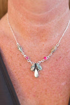 High Desert Glow Jasper Necklace and Earrings Set-Necklaces-Krush Kandy, Women's Online Fashion Boutique Located in Phoenix, Arizona (Scottsdale Area)