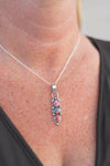 Three Stone Concho Pendant-Pendant Necklaces-Krush Kandy, Women's Online Fashion Boutique Located in Phoenix, Arizona (Scottsdale Area)