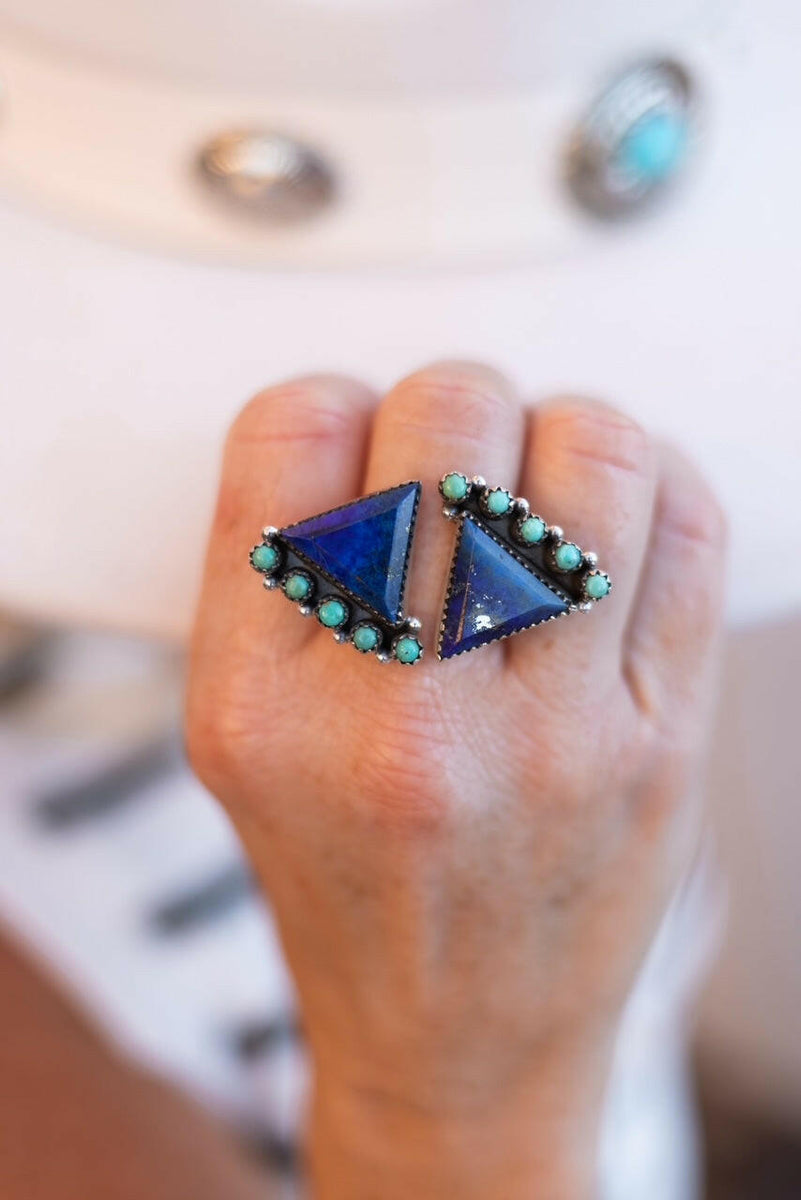 Trinity Triangle Stacking Floater Rings – Krush Kandy