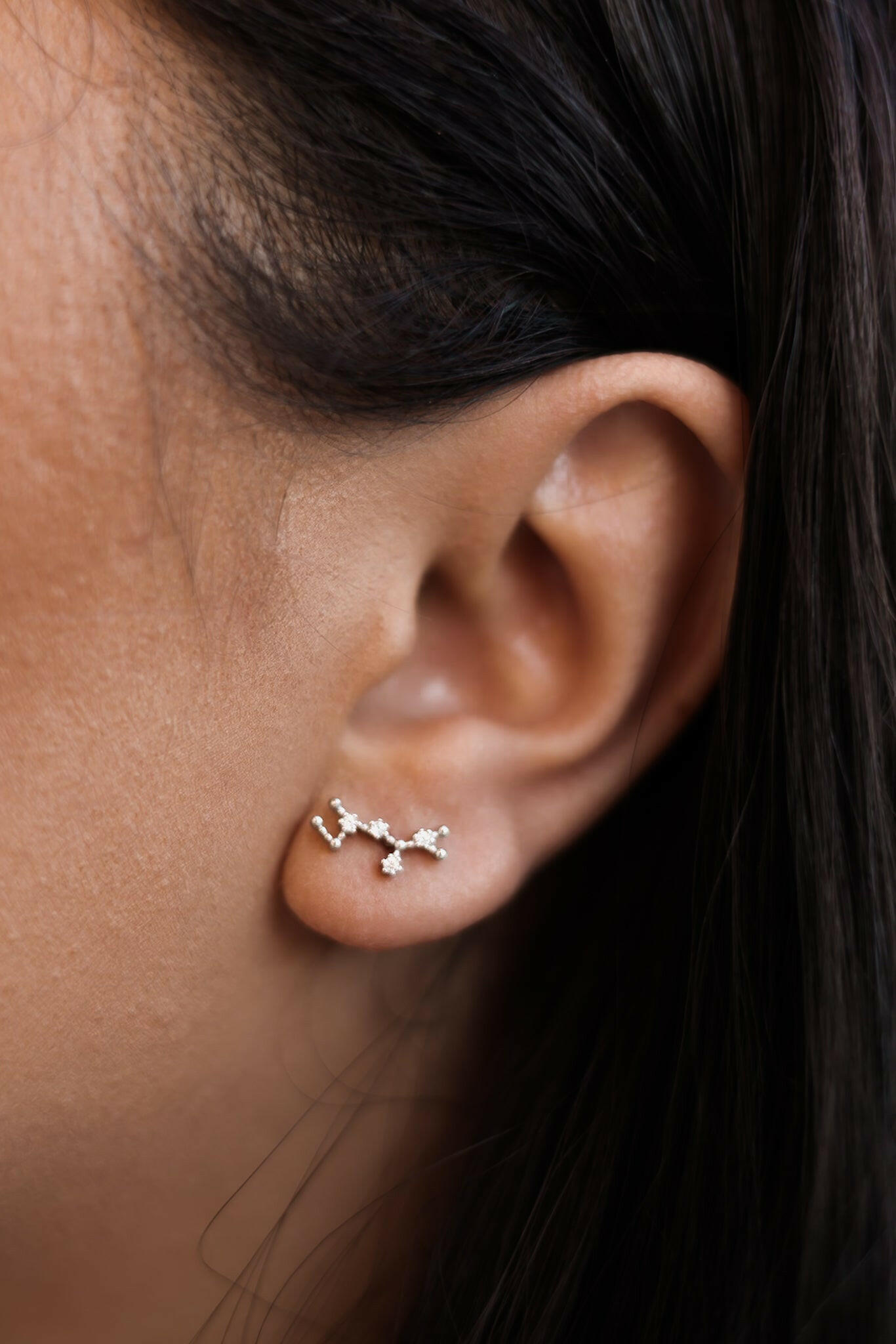 925 Sterling Silver CZ Constellation Stud Earrings-Earrings-Krush Kandy, Women's Online Fashion Boutique Located in Phoenix, Arizona (Scottsdale Area)