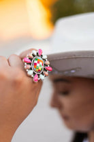 Summer Checkered Cluster Rings-Rings-Krush Kandy, Women's Online Fashion Boutique Located in Phoenix, Arizona (Scottsdale Area)