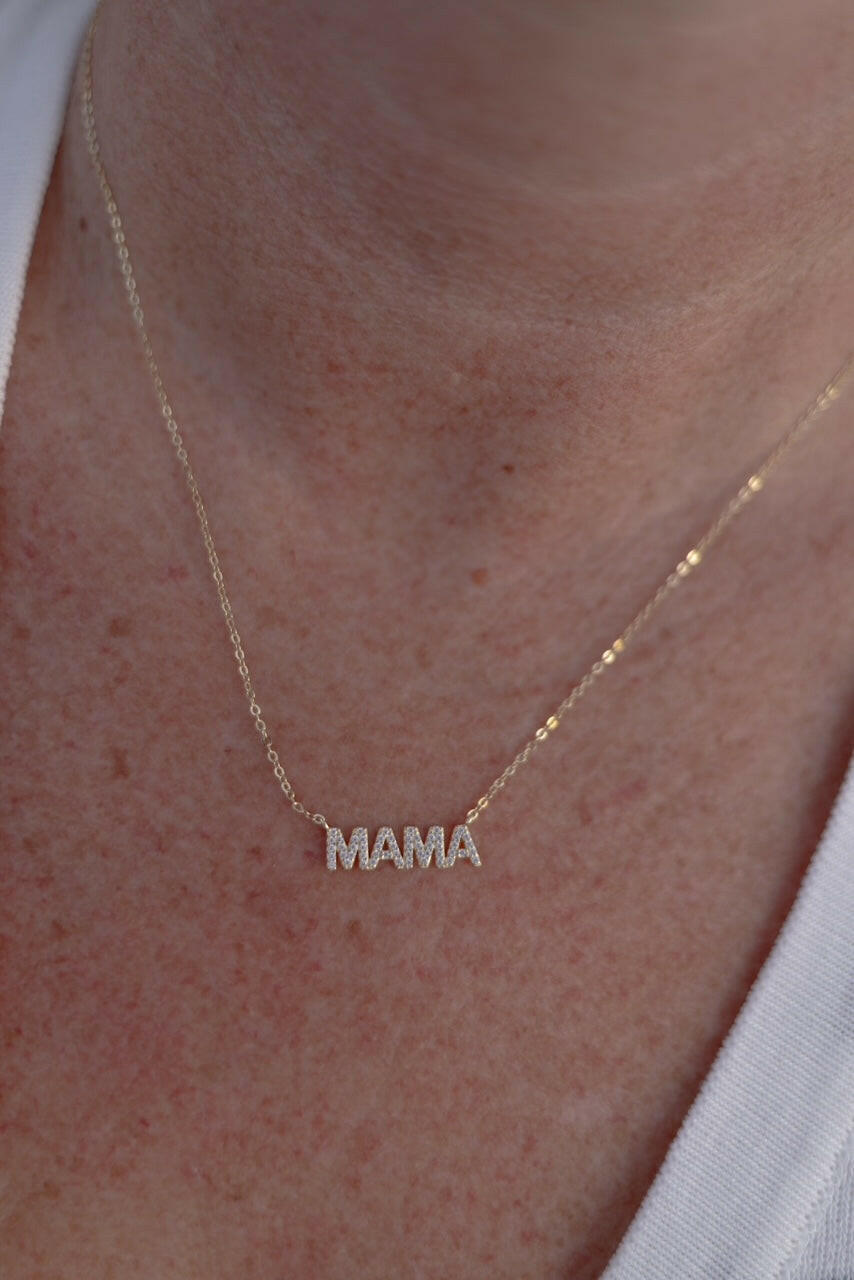 MAMA Necklace-Chain Necklaces-Krush Kandy, Women's Online Fashion Boutique Located in Phoenix, Arizona (Scottsdale Area)