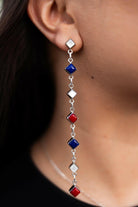 White Dawn Dangles-Earrings-Krush Kandy, Women's Online Fashion Boutique Located in Phoenix, Arizona (Scottsdale Area)