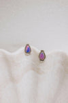 Mini Twisted Rope Single Stone Sterling Silver Studs-Stud Earrings-Krush Kandy, Women's Online Fashion Boutique Located in Phoenix, Arizona (Scottsdale Area)
