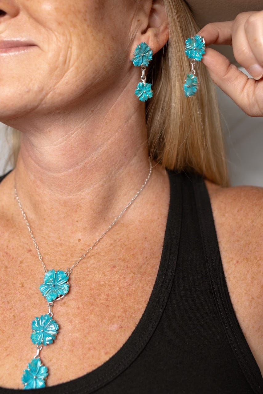 Island Getaway Turquoise Necklace & Earrings SETS-Necklaces-Krush Kandy, Women's Online Fashion Boutique Located in Phoenix, Arizona (Scottsdale Area)