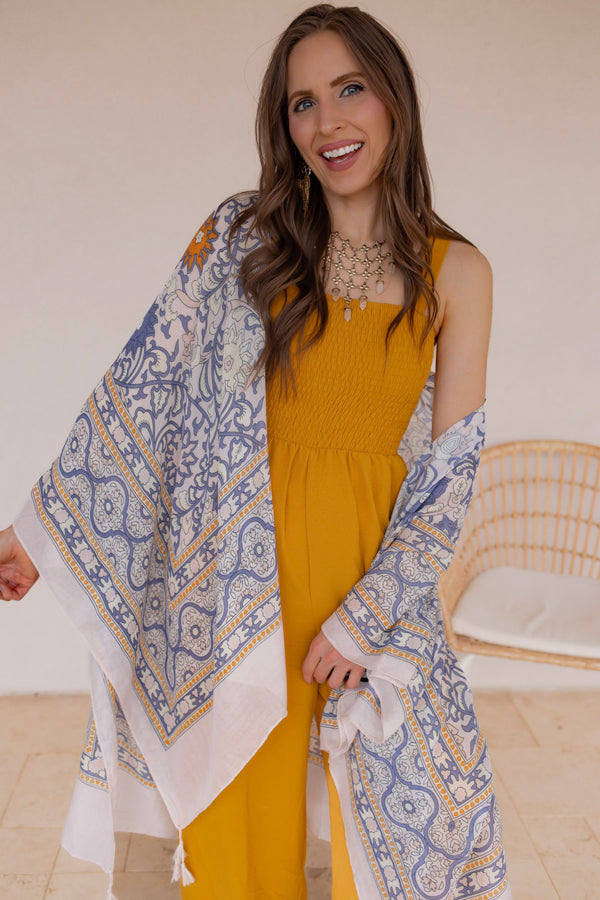 Touch of Morocco Tapestry Tassel Kimono