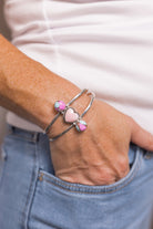 Pink Conch & Cotton Kandy Cuffs-Bracelets-Krush Kandy, Women's Online Fashion Boutique Located in Phoenix, Arizona (Scottsdale Area)