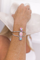 Pink Conch & Cotton Kandy Cuffs-Bracelets-Krush Kandy, Women's Online Fashion Boutique Located in Phoenix, Arizona (Scottsdale Area)