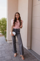 Steel Magnolias Wide Leg Mica Denim Jeans-Jeans-Krush Kandy, Women's Online Fashion Boutique Located in Phoenix, Arizona (Scottsdale Area)