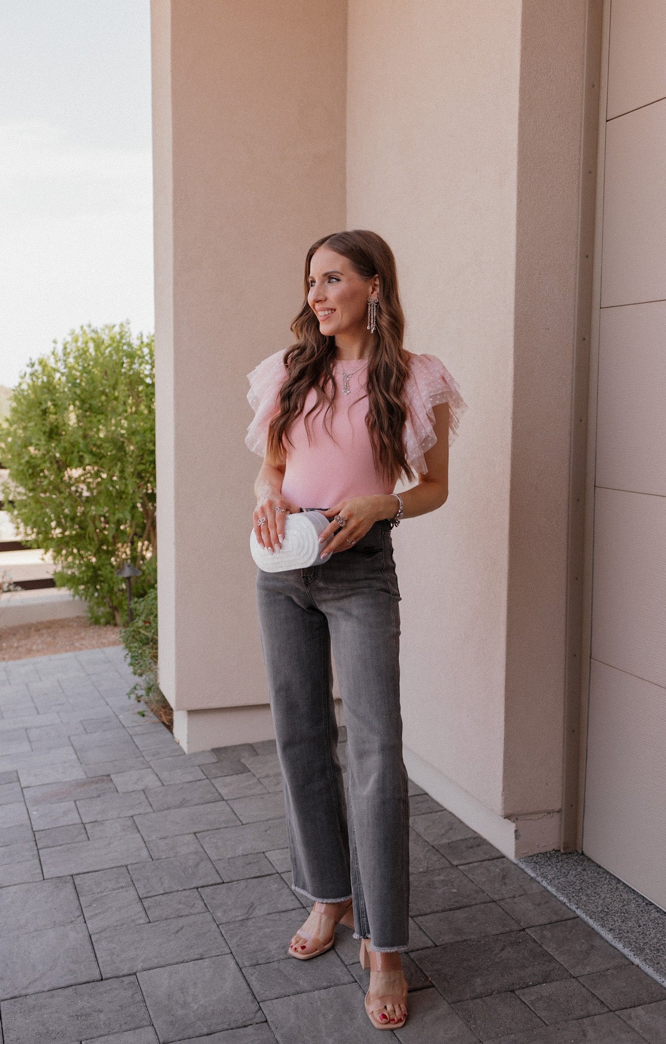 Steel Magnolias Wide Leg Mica Denim Jeans-Jeans-Krush Kandy, Women's Online Fashion Boutique Located in Phoenix, Arizona (Scottsdale Area)