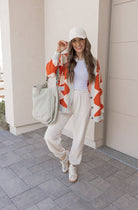 LUXE Diamond Checkered Oversized Cardigan-Sweaters-Krush Kandy, Women's Online Fashion Boutique Located in Phoenix, Arizona (Scottsdale Area)