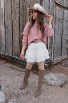 Lovelet Lace Detail Layered Skirt-Skirts-Krush Kandy, Women's Online Fashion Boutique Located in Phoenix, Arizona (Scottsdale Area)