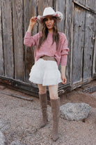 Lovelet Lace Detail Layered Skirt-Skirts-Krush Kandy, Women's Online Fashion Boutique Located in Phoenix, Arizona (Scottsdale Area)