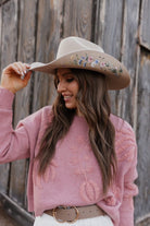 The Katie Lou Cowboy Hat - Made to Order-Hats-Krush Kandy, Women's Online Fashion Boutique Located in Phoenix, Arizona (Scottsdale Area)