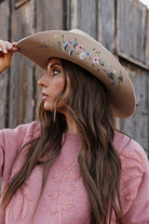 The Katie Lou Cowboy Hat - Made to Order-Hats-Krush Kandy, Women's Online Fashion Boutique Located in Phoenix, Arizona (Scottsdale Area)