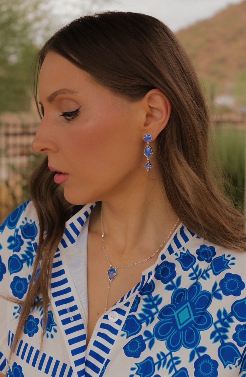 Starlight Stone Earrings-Earrings-Krush Kandy, Women's Online Fashion Boutique Located in Phoenix, Arizona (Scottsdale Area)