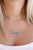 Sterling Silver Script Name Necklace MADE TO ORDER-Necklaces-Krush Kandy, Women's Online Fashion Boutique Located in Phoenix, Arizona (Scottsdale Area)