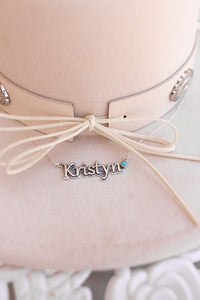 Sterling Name Slider Bracelet MADE TO ORDER