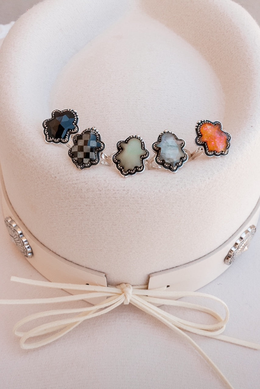 Ghostly Glow Gemstone Ring-Ring Sizers-Krush Kandy, Women's Online Fashion Boutique Located in Phoenix, Arizona (Scottsdale Area)