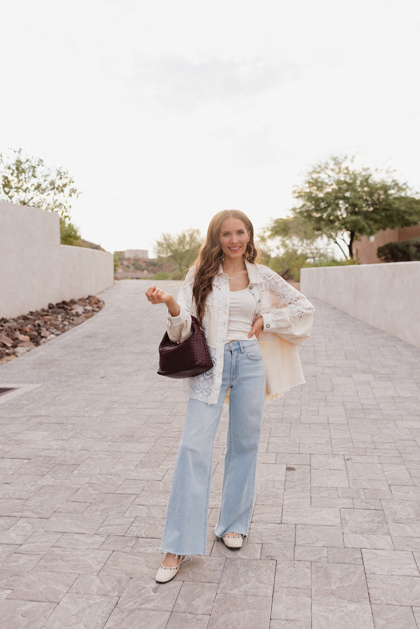 POL Oversized Vintage Lace Shacket-Shackets-Krush Kandy, Women's Online Fashion Boutique Located in Phoenix, Arizona (Scottsdale Area)