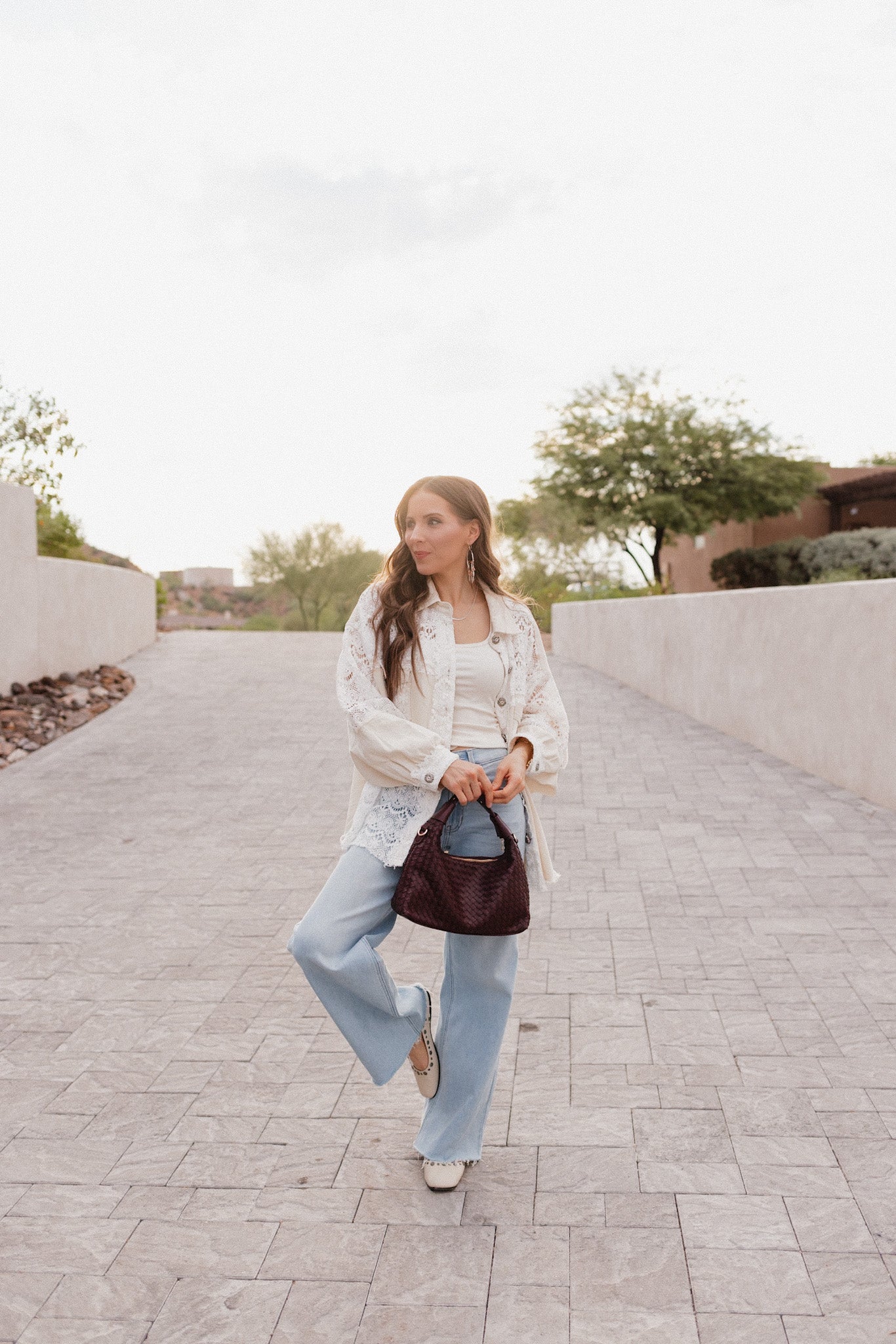 POL Oversized Vintage Lace Shacket-Shackets-Krush Kandy, Women's Online Fashion Boutique Located in Phoenix, Arizona (Scottsdale Area)