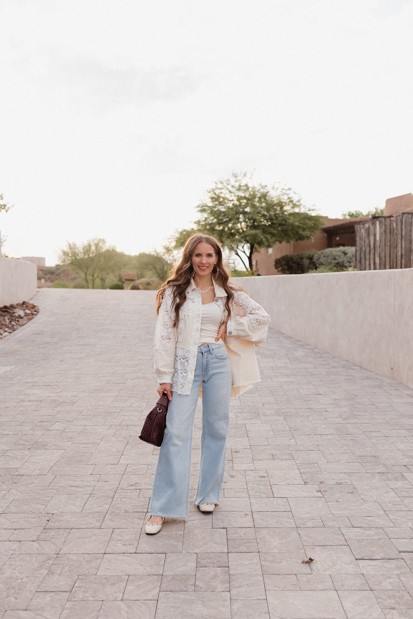 POL Oversized Vintage Lace Shacket-Shackets-Krush Kandy, Women's Online Fashion Boutique Located in Phoenix, Arizona (Scottsdale Area)