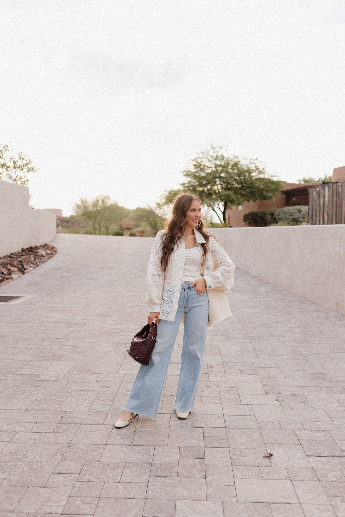 POL Oversized Vintage Lace Shacket-Shackets-Krush Kandy, Women's Online Fashion Boutique Located in Phoenix, Arizona (Scottsdale Area)